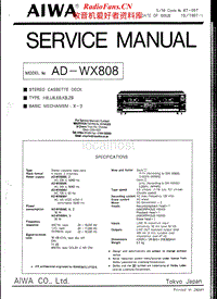 Aiwa-AD-WX808-Service-Manual电路原理图.pdf
