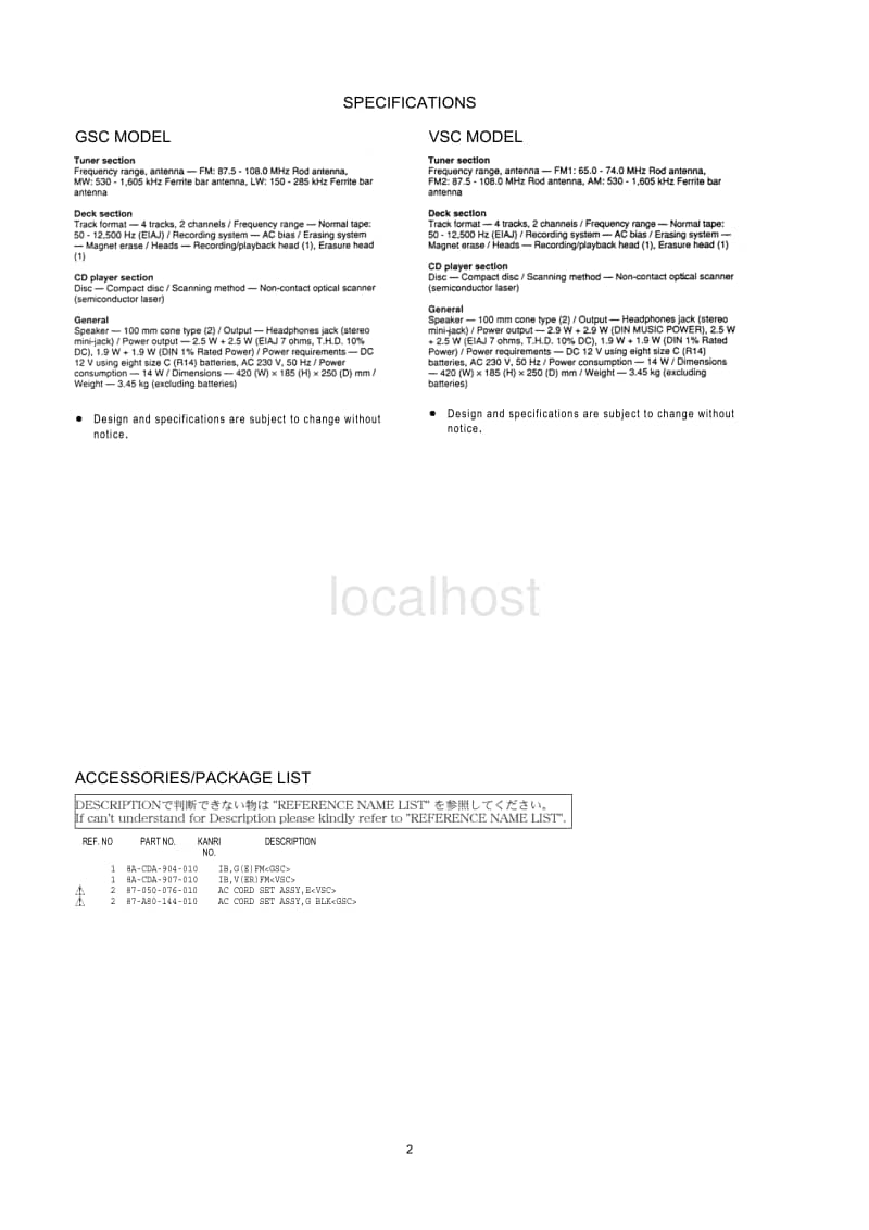Aiwa-CS-DA100-Service-Manual-2电路原理图.pdf_第2页