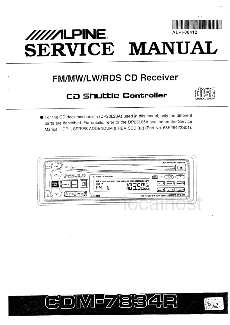 Alpine-CDM-7834-R-Service-Manual电路原理图.pdf_第3页