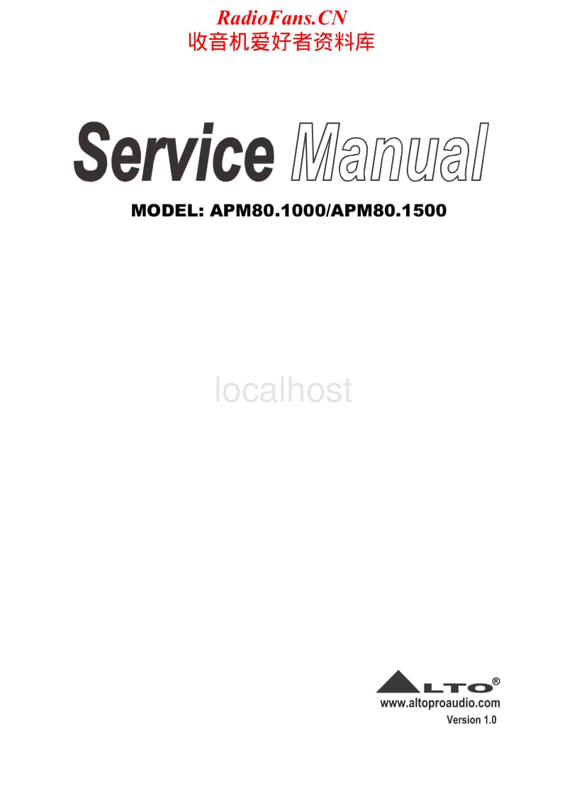 Alto-APM-80.1000-Service-Manual电路原理图.pdf_第1页