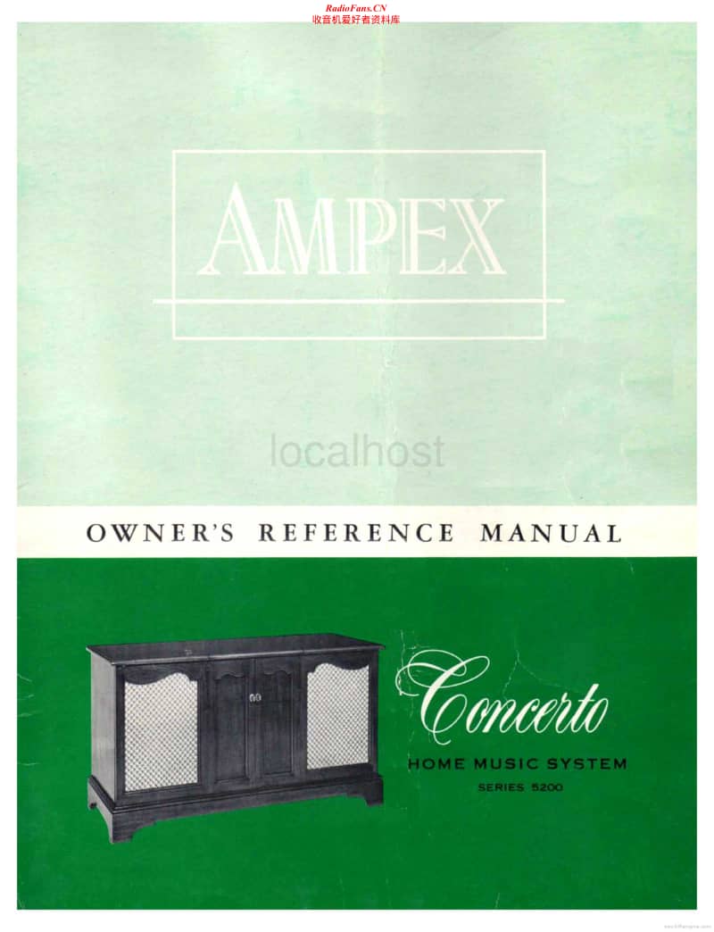 Ampex-Concerto-5200-Service-Manual电路原理图.pdf_第1页