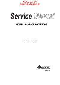 Alto-AU-800-H-Service-Manual电路原理图.pdf