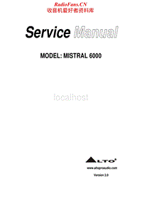 Alto-Mistral-6000-Service-Manual电路原理图.pdf