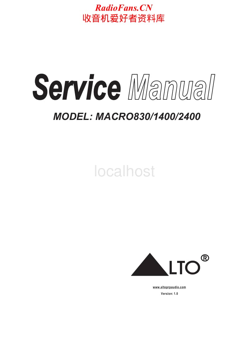 Alto-Macro-830-Service-Manual电路原理图.pdf_第1页