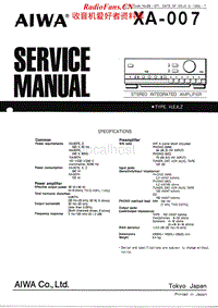 Aiwa-XA-007-Service-Manual电路原理图.pdf