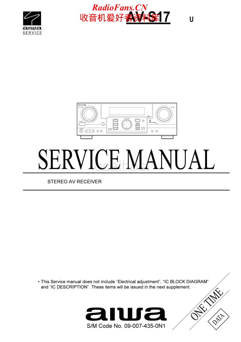 Aiwa-AV-S17-Service-Manual电路原理图.pdf_第1页