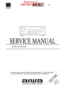 Aiwa-AV-S17-Service-Manual电路原理图.pdf