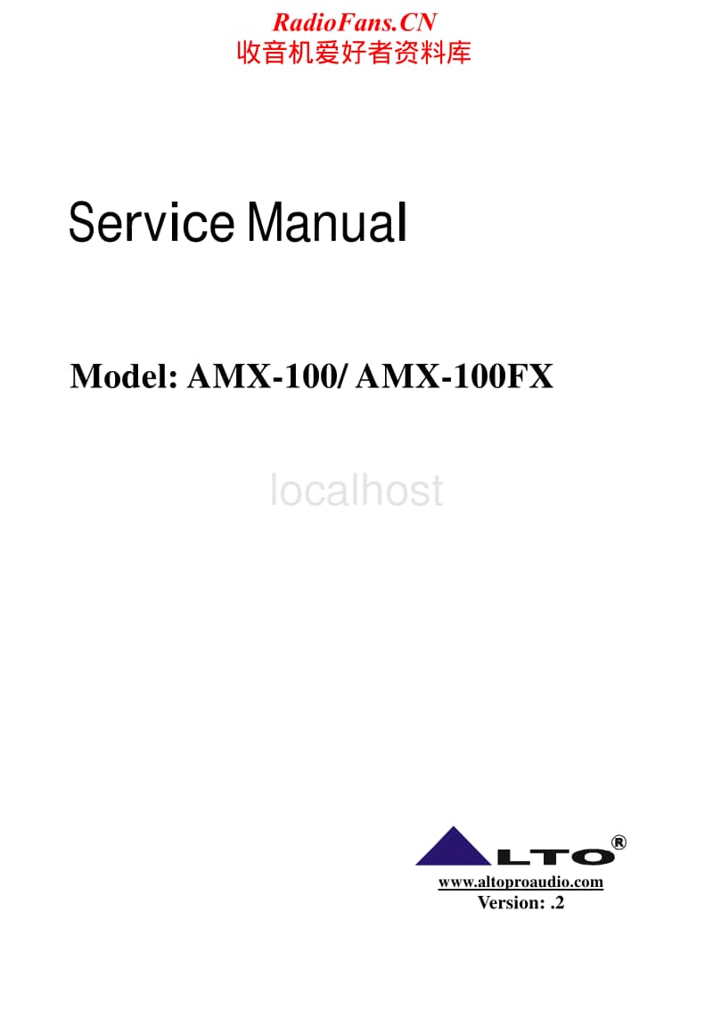 Alto-AMX-100-Service-Manual电路原理图.pdf_第1页