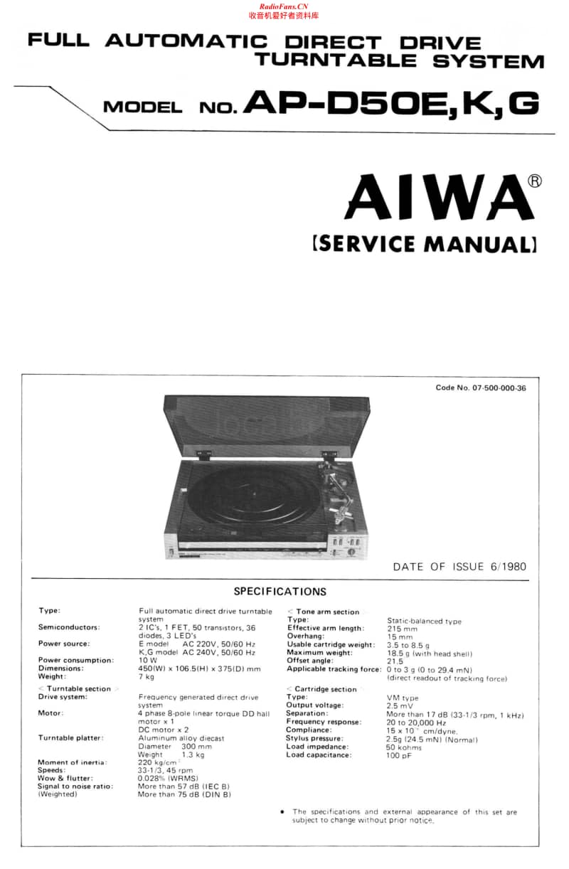 Aiwa-AP-D50-Service-Manual电路原理图.pdf_第1页