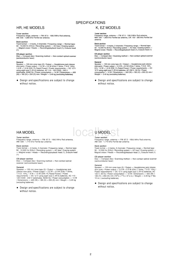 Aiwa-CS-DA99-Service-Manual电路原理图.pdf_第2页