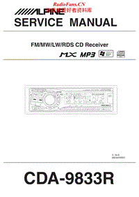 Alpine-CDA-9833-R-Service-Manual电路原理图.pdf