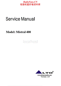Alto-Mistral-400-Service-Manual电路原理图.pdf
