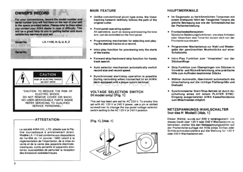Aiwa-LX-110-Owners-Manual电路原理图.pdf_第2页
