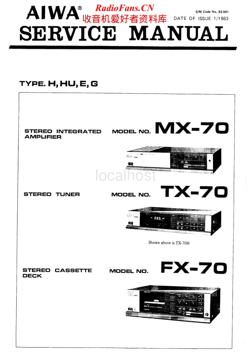 Aiwa-MX-70-TX-70-FX-70-Service-Manual电路原理图.pdf_第1页