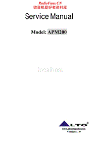 Alto-APM-200-Service-Manual电路原理图.pdf