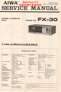 Aiwa-FX-30-Service-Manual电路原理图.pdf