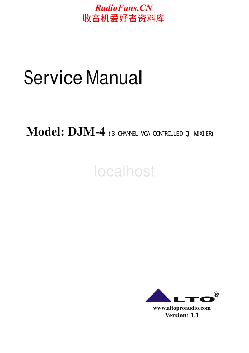 Alto-DJM-4-Service-Manual电路原理图.pdf_第1页