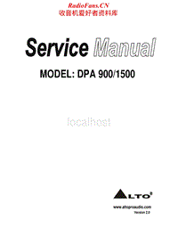 Alto-DPA-900-Service-Manual电路原理图.pdf