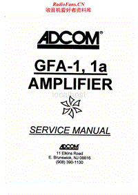 Adcom-GFA-1-Service-Manual电路原理图.pdf