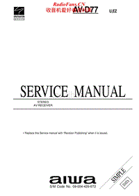 Aiwa-AV-D77-Service-Manual电路原理图.pdf