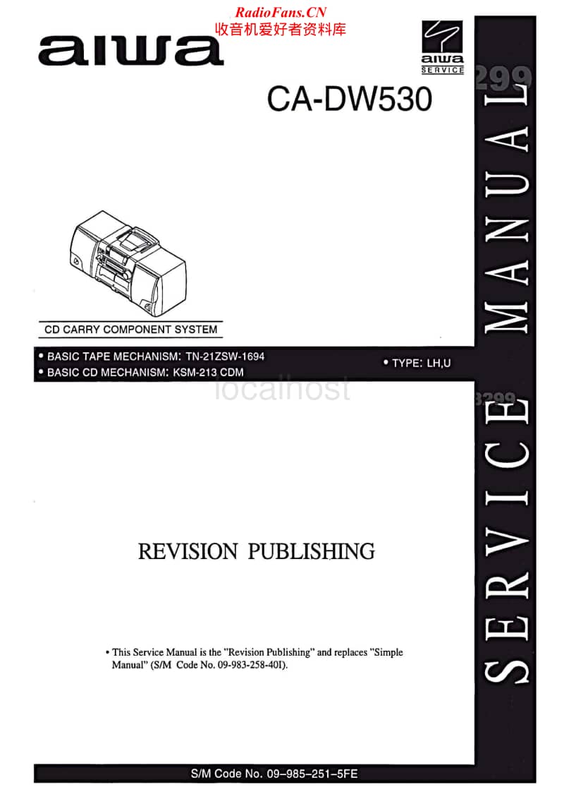 Aiwa-CA-DW530-Service-Manual电路原理图.pdf_第1页
