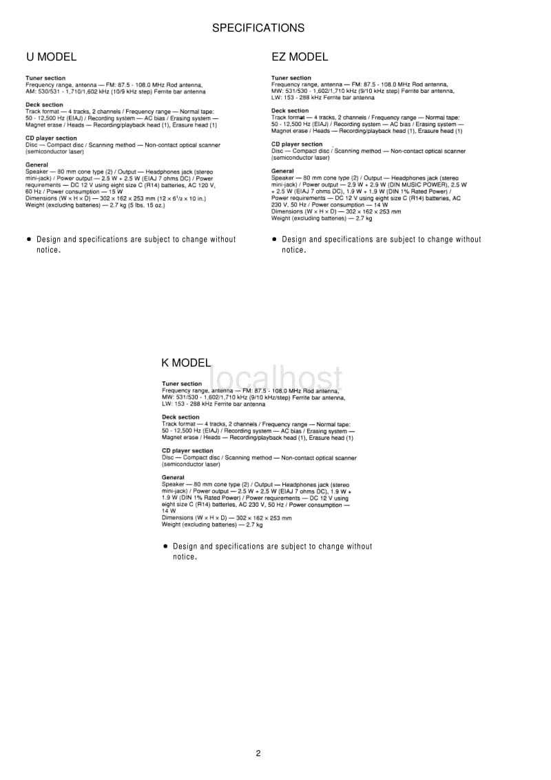 Aiwa-CSD-TD53-Service-Manual电路原理图.pdf_第2页