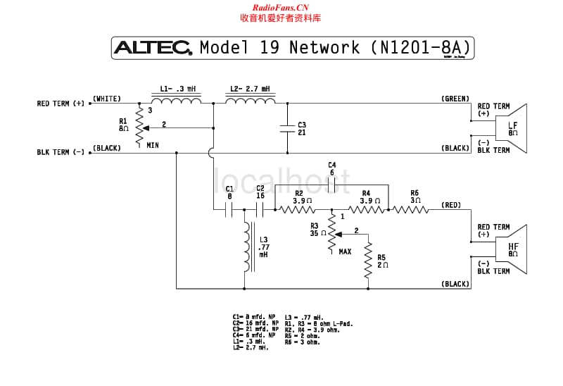 Altec-Lansing-Model-19-Schematic电路原理图.pdf_第1页