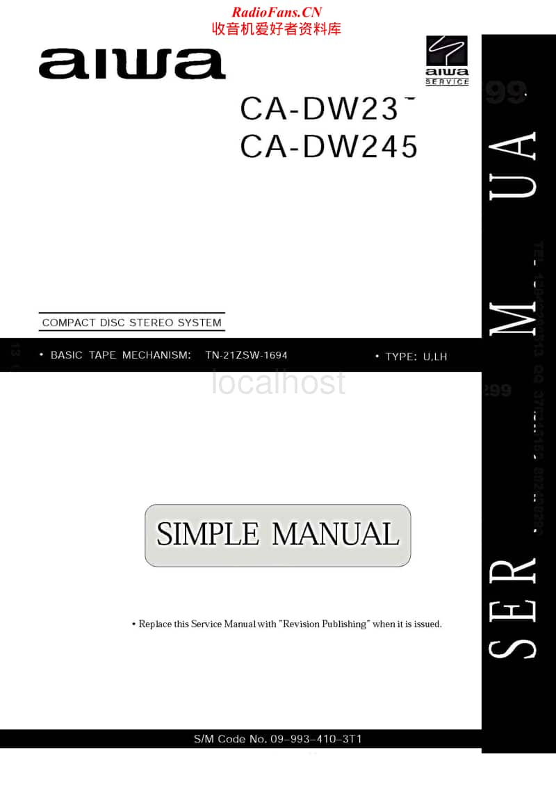 Aiwa-CA-DW235-Service-Manual电路原理图.pdf_第1页