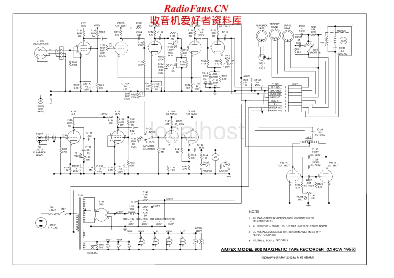 Ampex-600-Schematic电路原理图.pdf_第1页