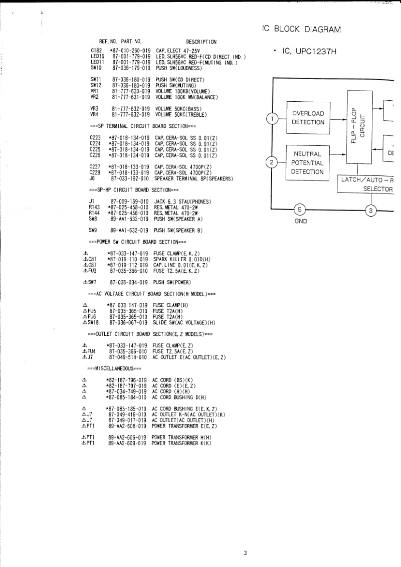 Aiwa-XA-005-Service-Manual电路原理图.pdf_第3页