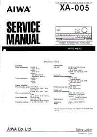 Aiwa-XA-005-Service-Manual电路原理图.pdf