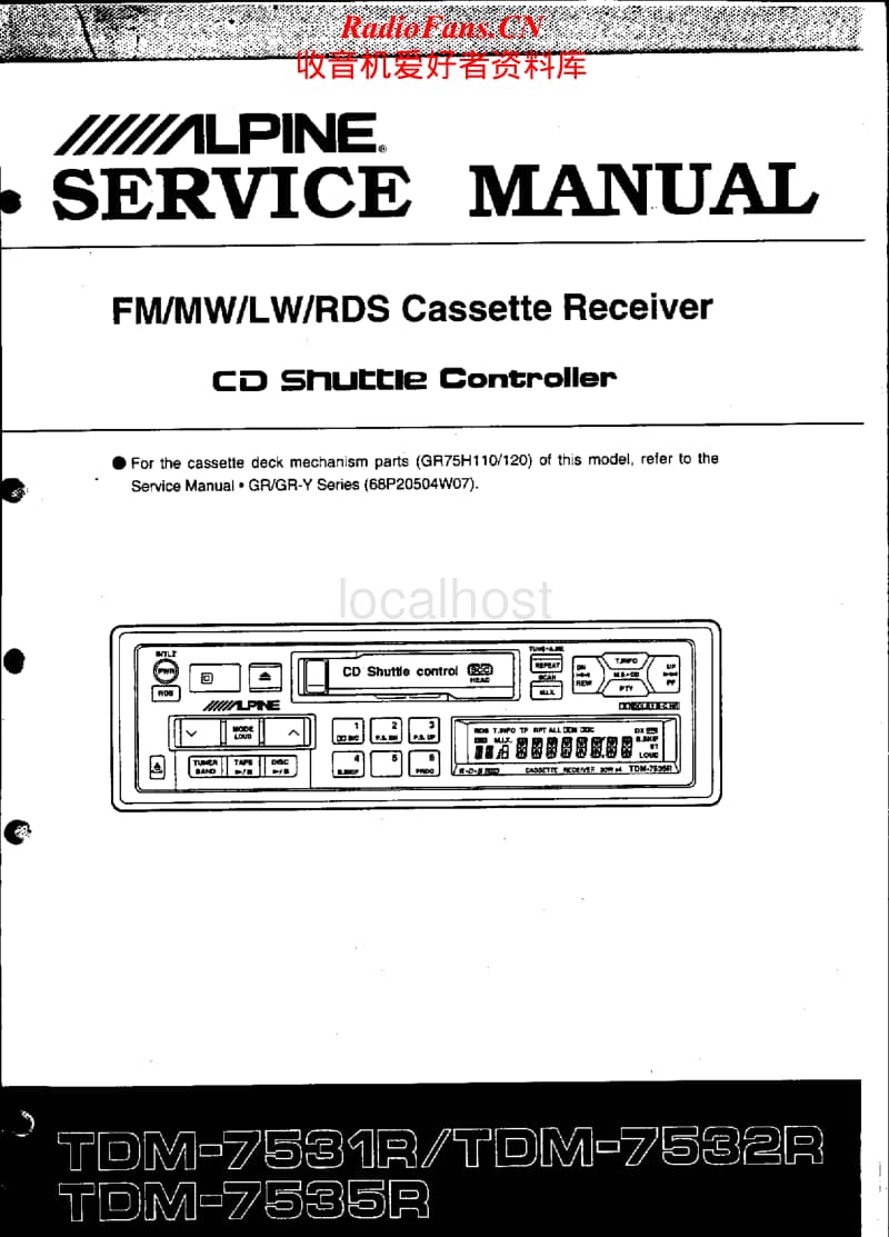 Alpine-TDM-7532-R-Service-Manual电路原理图.pdf_第1页
