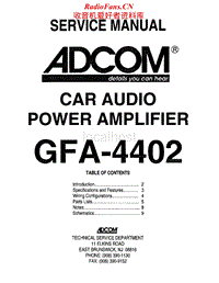Adcom-GFA-4402-Service-Manual电路原理图.pdf