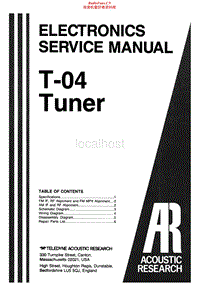 Acoustic-Research-T-04-Service-Manual电路原理图.pdf