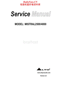 Alto-Mistral-2500-Service-Manual电路原理图.pdf
