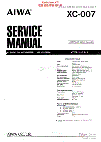 Aiwa-XC-007-Service-Manual电路原理图.pdf