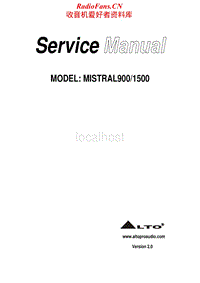 Alto-Mistral-1500-Service-Manual电路原理图.pdf