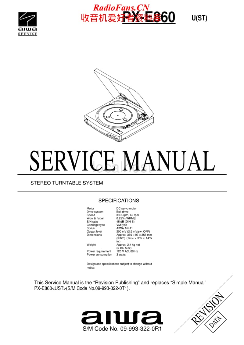 Aiwa-PX-E860-Service-Manual电路原理图.pdf_第1页