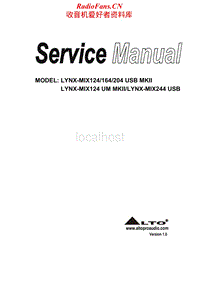 Alto-Lynx-Mix124-UM-Mk2-Service-Manual电路原理图.pdf