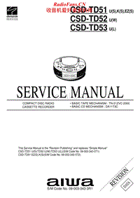 Aiwa-CSD-TD52-Service-Manual电路原理图.pdf