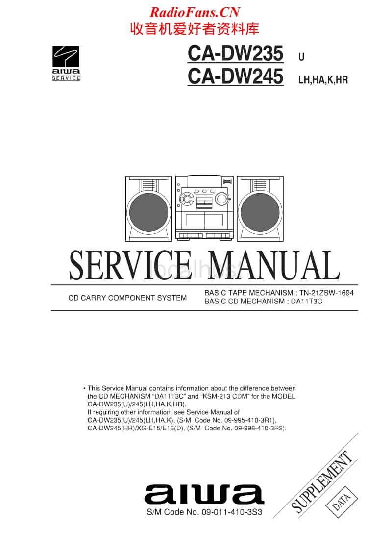 Aiwa-CA-DW235-Service-Manual-Supp电路原理图.pdf_第1页