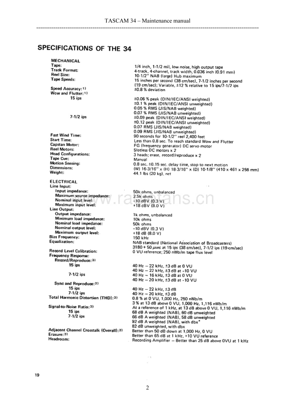 Tascam-34-Service-Manual电路原理图.pdf_第3页