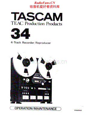 Tascam-34-Service-Manual电路原理图.pdf