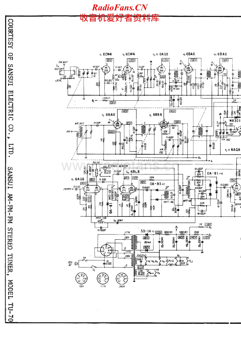 Sansui-TU-70-Schematic电路原理图.pdf_第1页