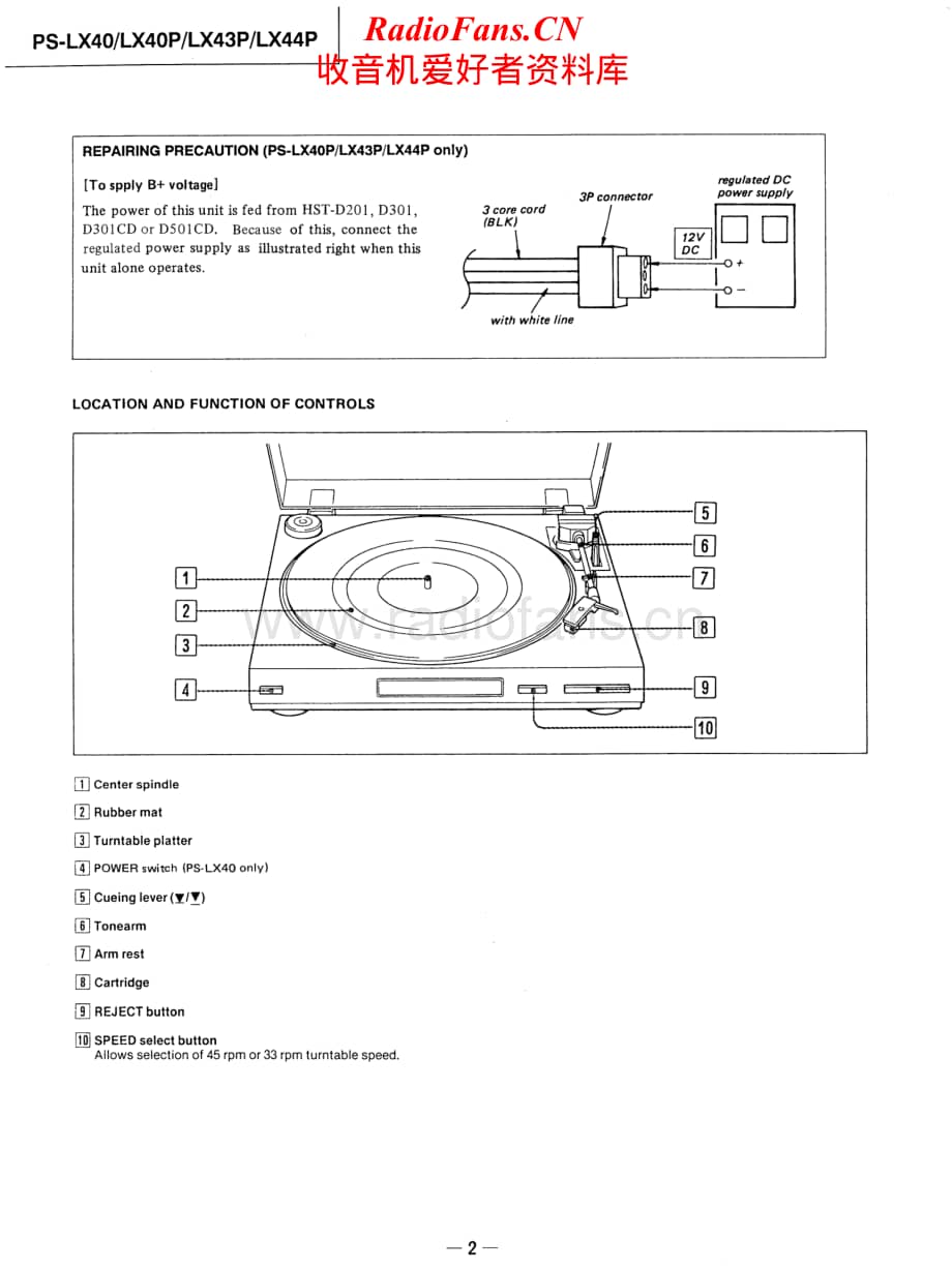 Sony-PS-LX40-Service-Manual电路原理图.pdf_第2页