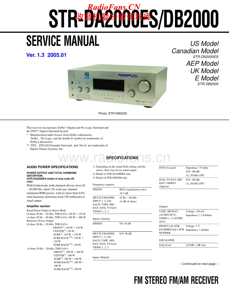 Sony-STR-DB2000-Service-Manual电路原理图.pdf_第1页