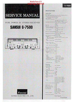 Sansui-G-7500-Service-Manual电路原理图.pdf