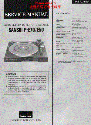 Sansui-P-E50-Service-Manual电路原理图.pdf