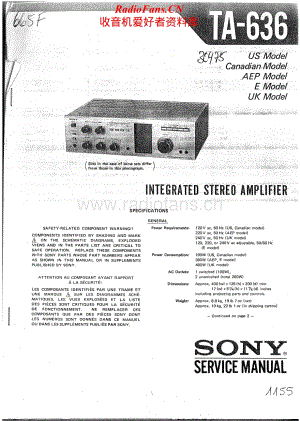 Sony-TA-636-Service-Manual电路原理图.pdf