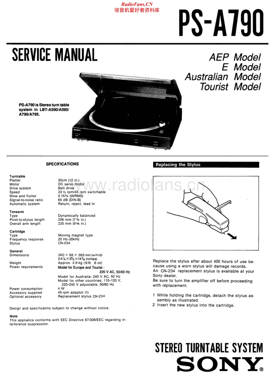 Sony-PS-A790-Service-Manual电路原理图.pdf_第1页